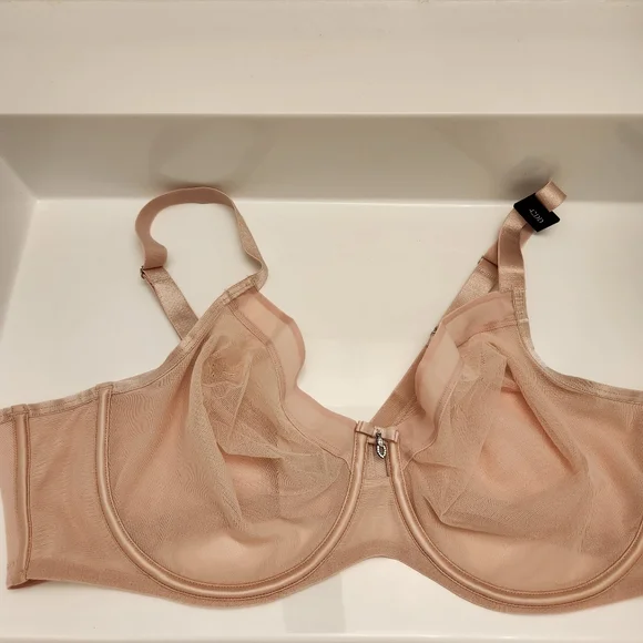 Curvycouture Mesh Bra Size 42DD - Picture 1 of 5